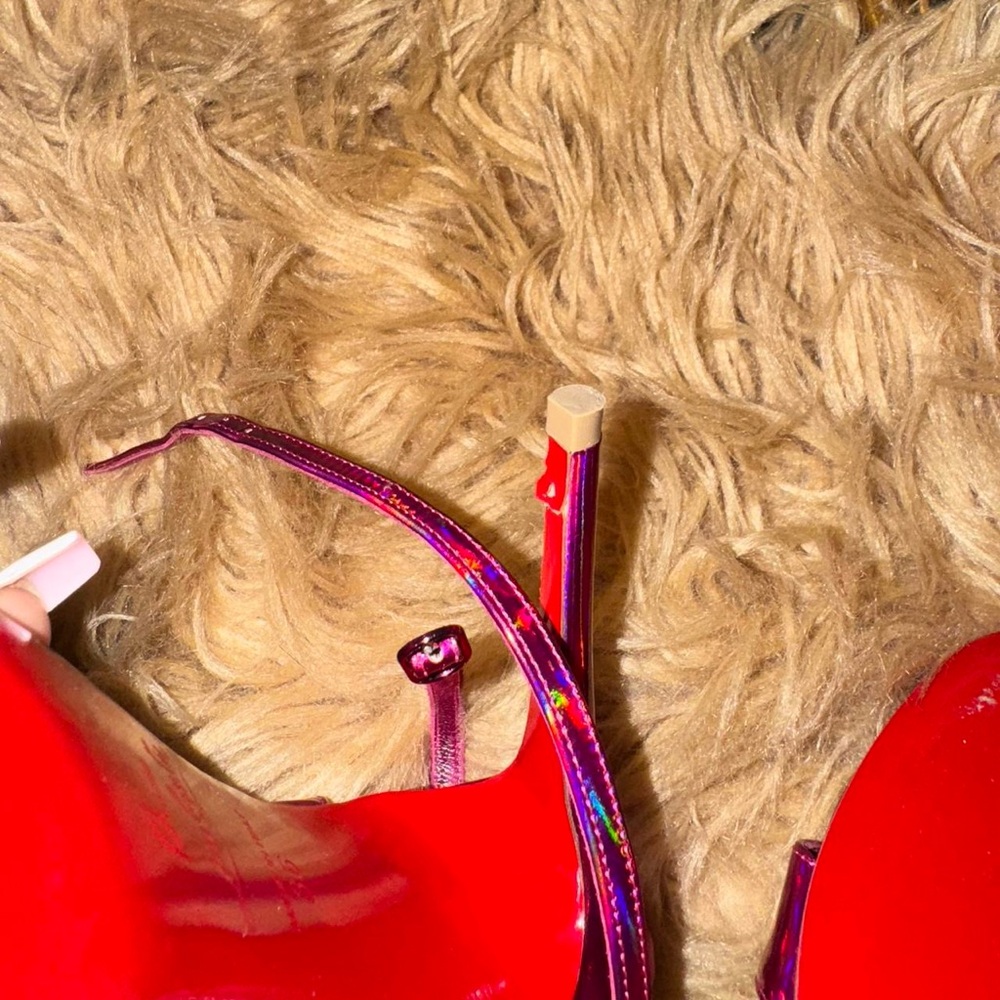 Christian Louboutin Iridescent Pink Heels - Picture 5 of 5
